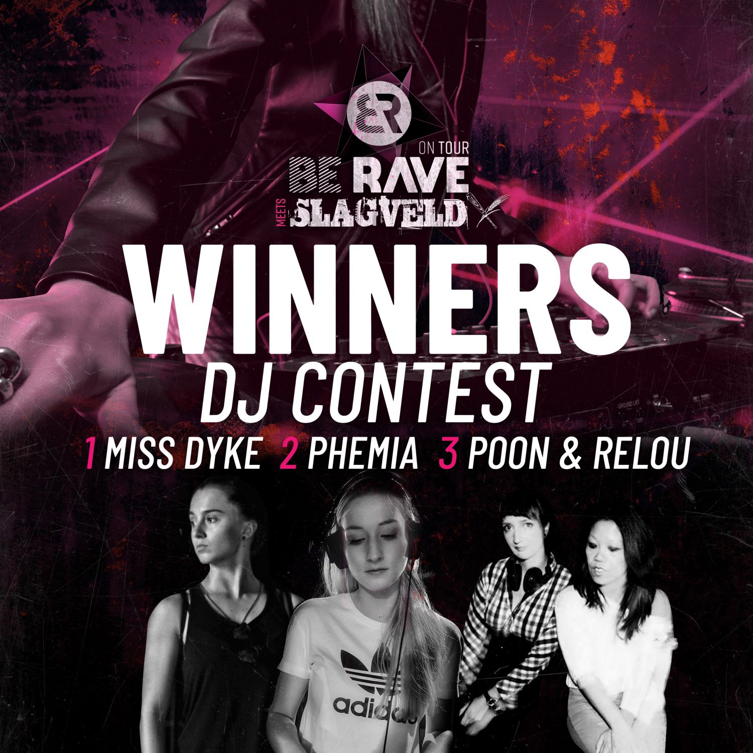 The winners of the DJ Contest The winners of the DJ Contest