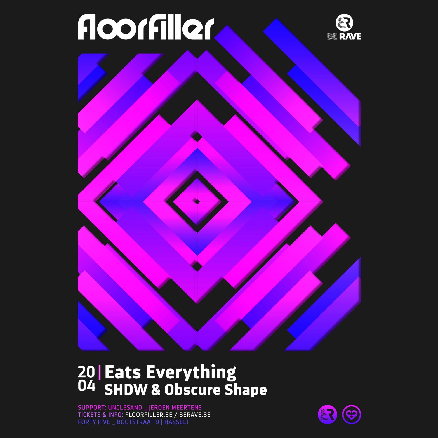 Next event: Be Rave & Floorfiller present Eats Everything Next event: Be Rave & Floorfiller present Eats Everything