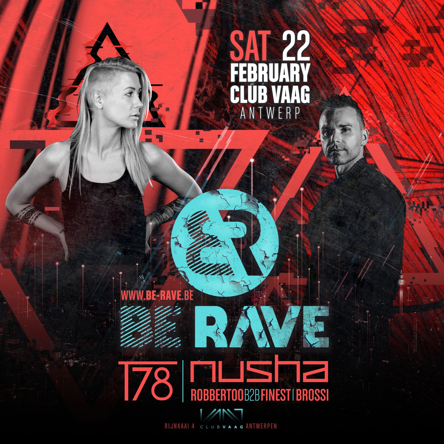 Next event: Be Rave presents Nusha and T78 at Club Vaag Next event: Be Rave presents Nusha and T78 at Club Vaag
