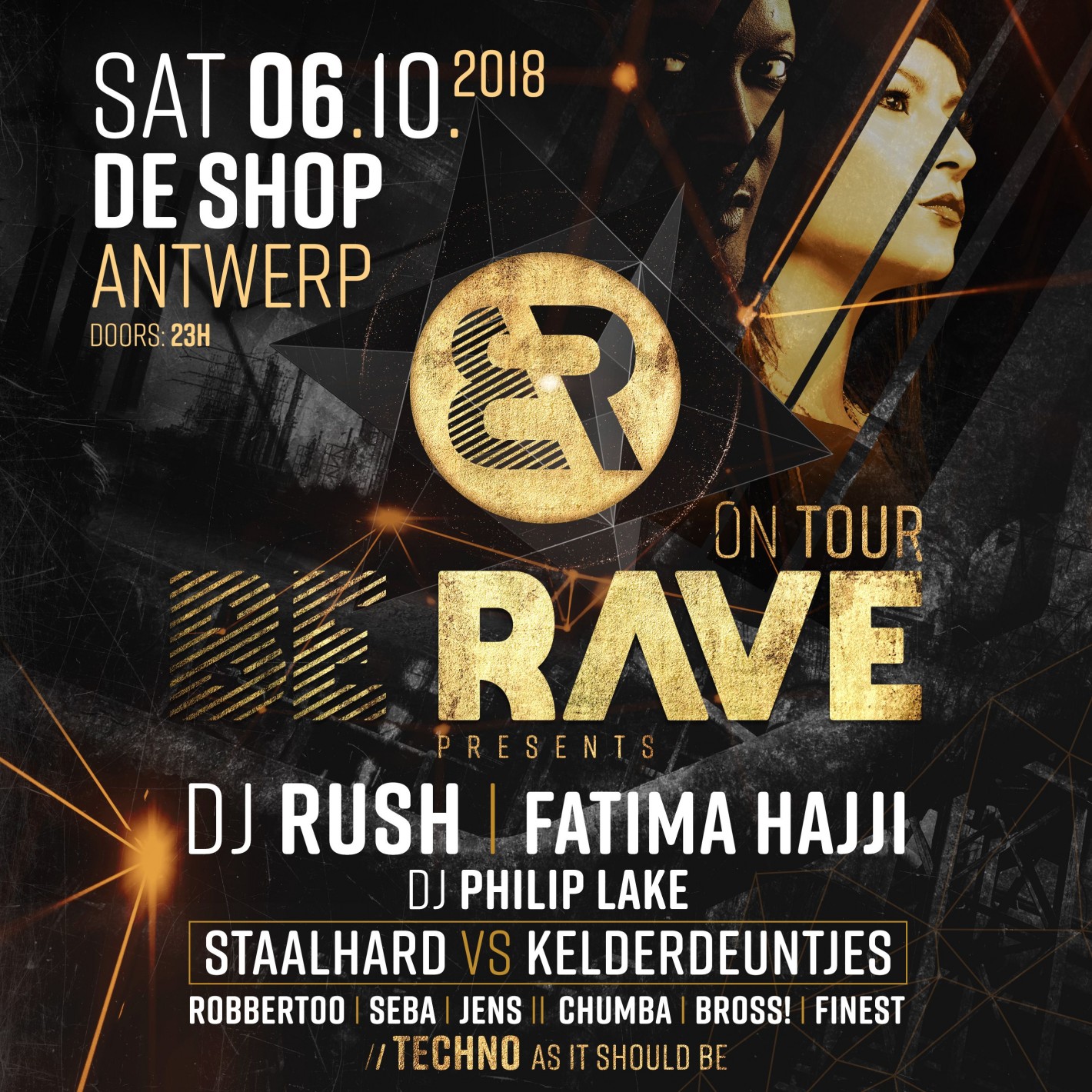 Be Rave presents Dj Rush and Fatima Hajji